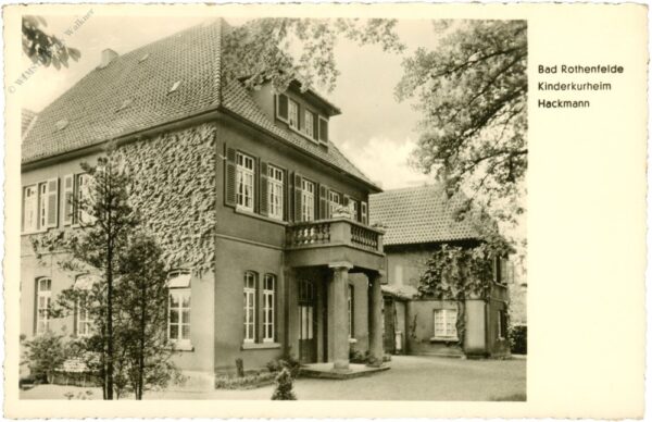 bad rothenfelde, kinderkurheim hackmann