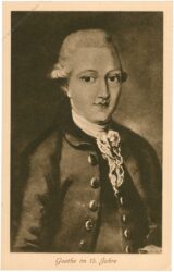 goethe, im 15. jahre