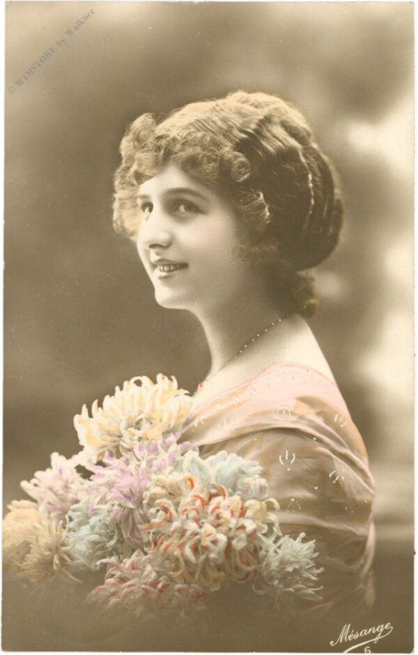dame mit blumen dame mit blumen