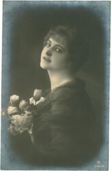dame mit blumen dame mit blumen