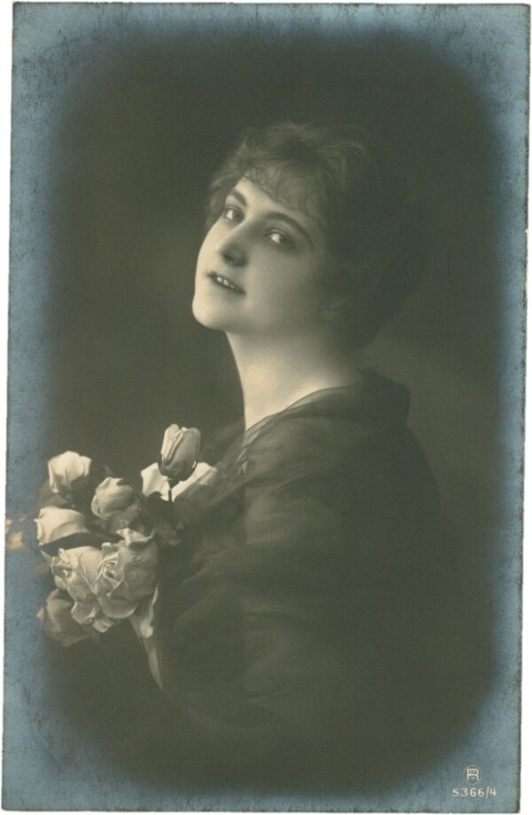 dame mit blumen dame mit blumen