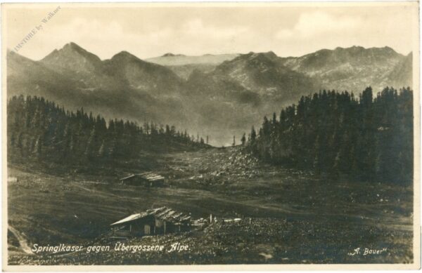 gotzenalm, springlkaser gegen übergossene alpe