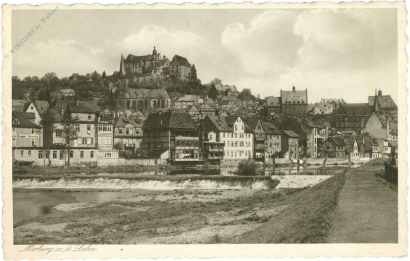 marburg an der lahn, ansicht marburg an der lahn, ansicht