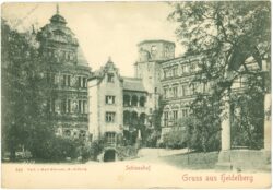 heidelberg, schlosshof