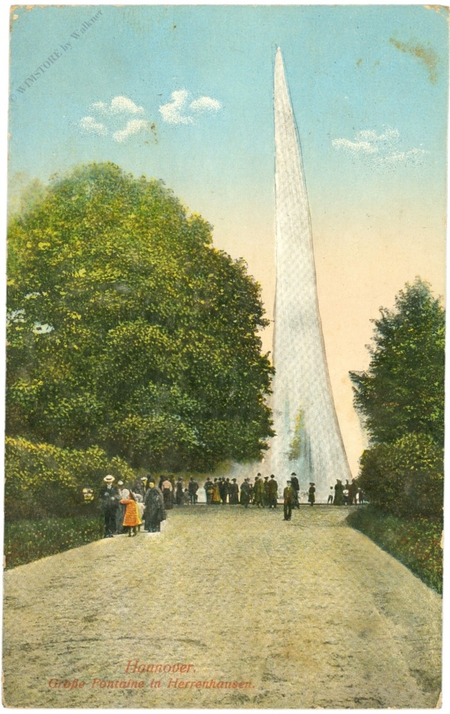 hannover, große fontaine in herrenhausen hannover, große fontaine in herrenhausen