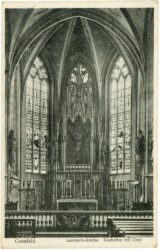 coesfeld, lamberti kirche, hochaltar mit chor