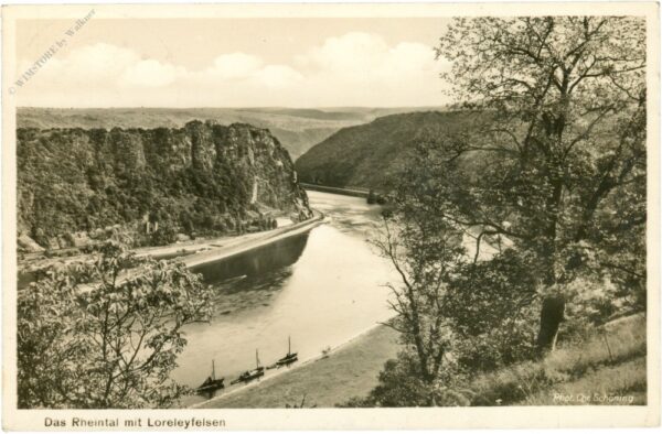 st. goarshausen, das rheintal mit loreleyfelsen