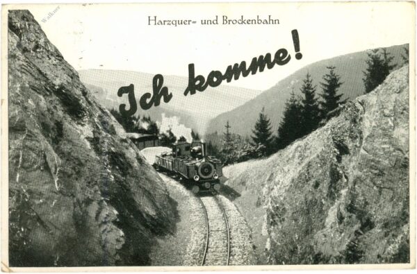 brocken, herzquer und brockenbahn