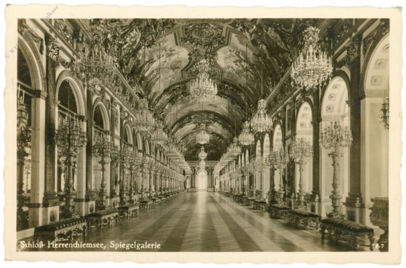 herrenchiemsee, schloss, spiegelgalerie herrenchiemsee, schloss, spiegelgalerie