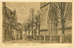 bad heiligenstadt, neustädter kirchgasse und neustädter kirche, portal