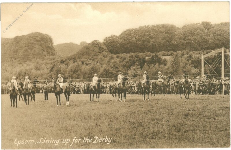 epsom, lining up for the derby epsom, lining up for the derby
