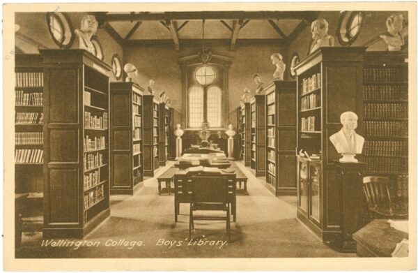 crowthorne, wellington college, boys' library