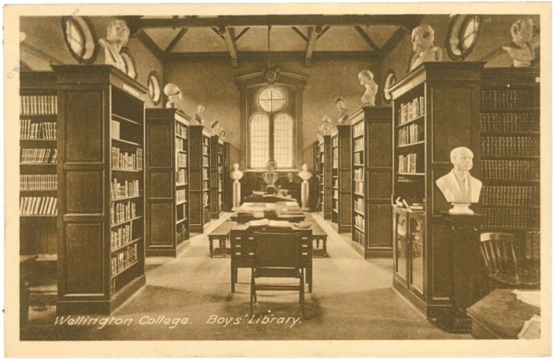 crowthorne, wellington college, boys' library crowthorne, wellington college, boys' library