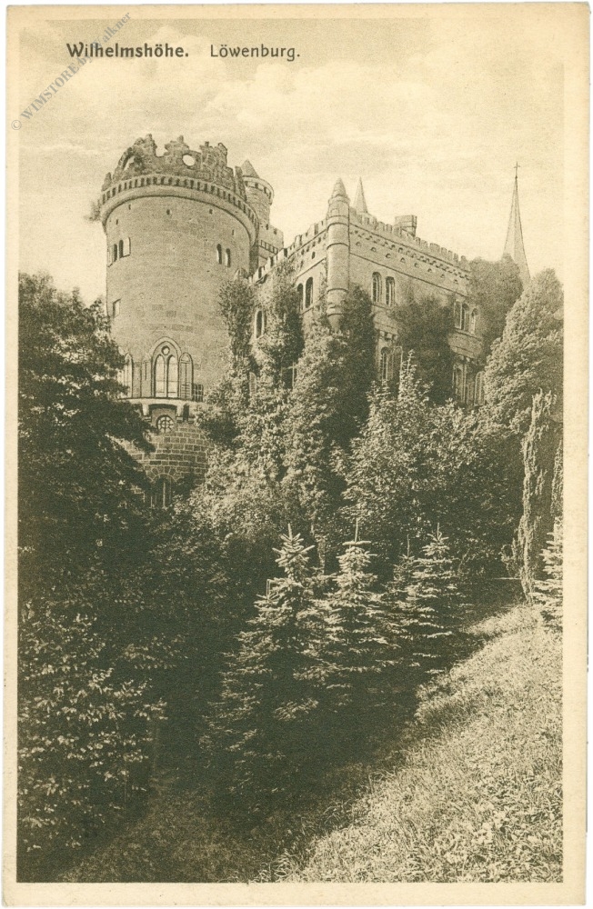 kassel, wilhelmshöhe, löwenburg kassel, wilhelmshöhe, löwenburg