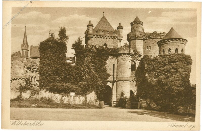 kassel, wilhelmshöhe, löwenburg kassel, wilhelmshöhe, löwenburg