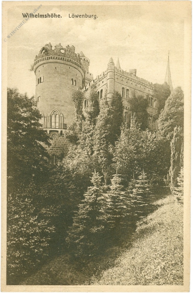 kassel, wilhelmshöhe, löwenburg kassel, wilhelmshöhe, löwenburg