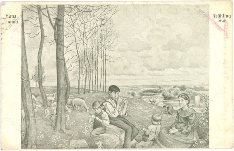 thoma, hans: frühling