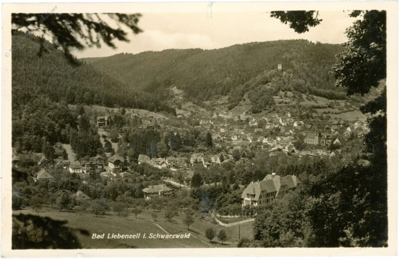 bad liebenzell im schwarzwald, ansicht bad liebenzell im schwarzwald, ansicht