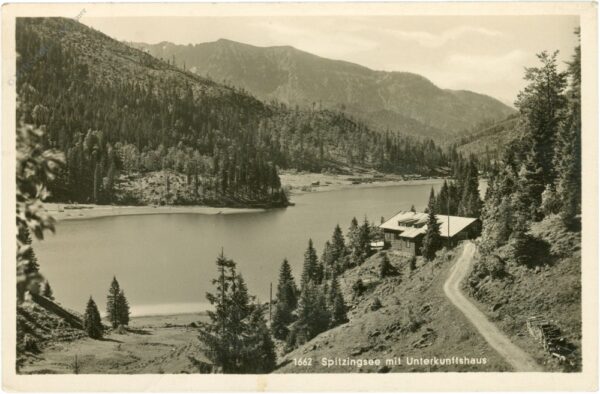 spitzingsee, mit unterkunftshaus