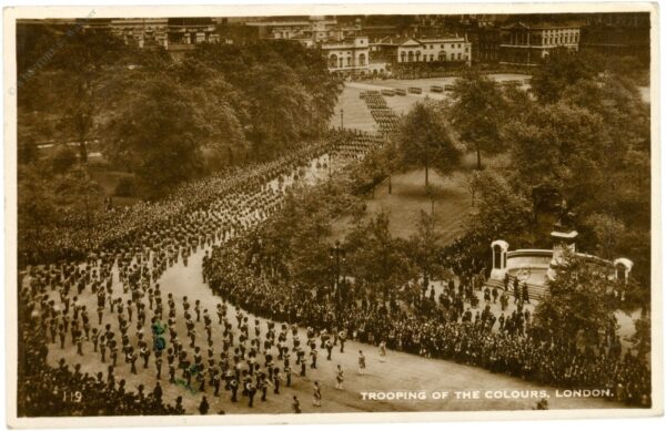 london, trooping of the colours