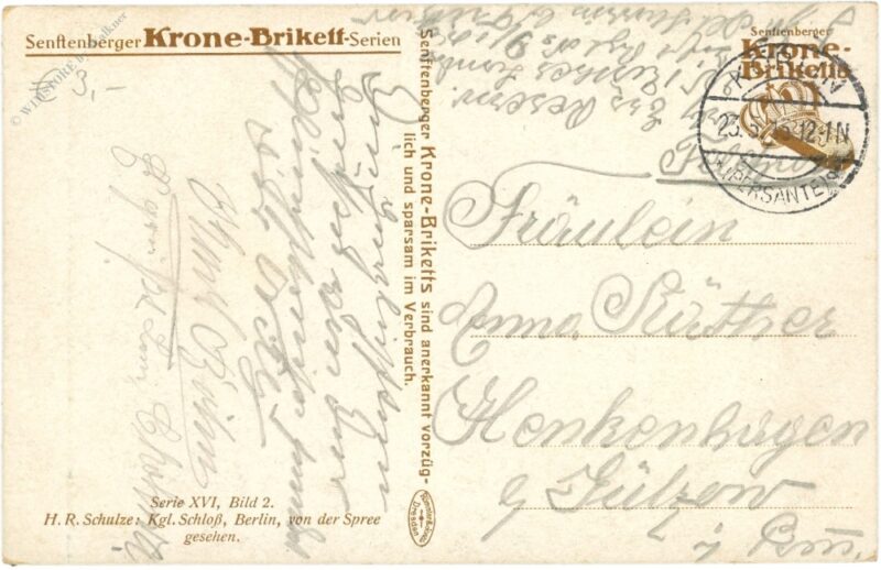 schulze, h.r.: kgl. schloss berlin von der spree gesehen