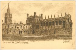 oxford, christ church, the dining hall