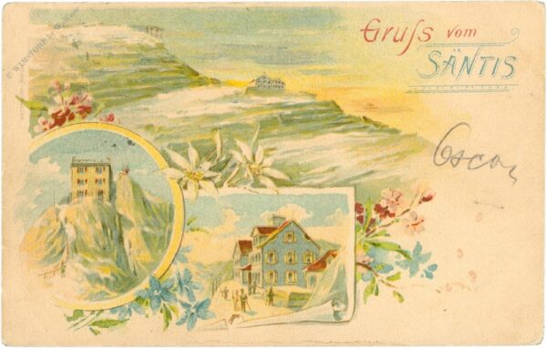 säntis, gruss vom