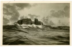 helgoland, bei schwerer see