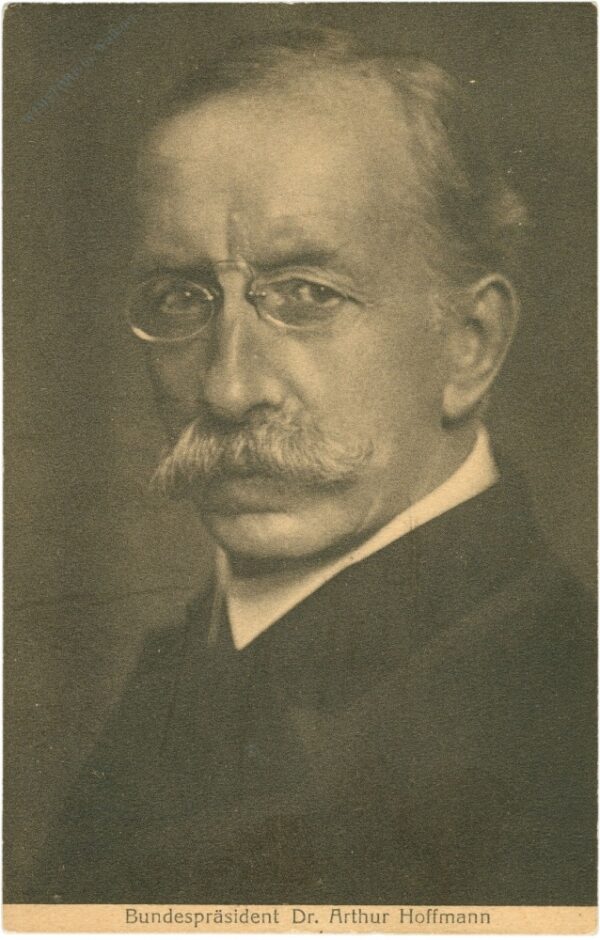 dr. arthur hoffmann, bundespräsident