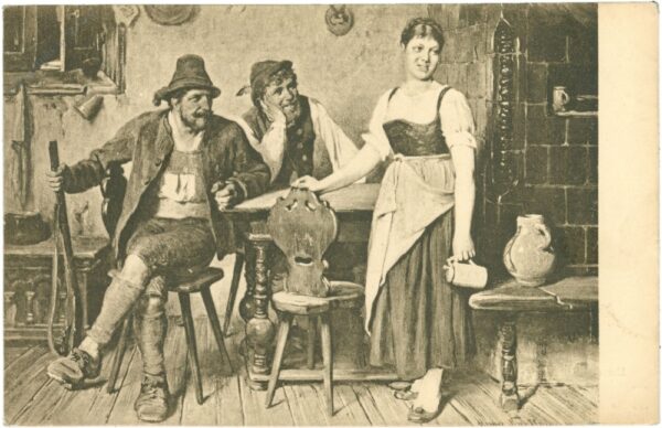kauffmann, hugo: in der wirtsstube