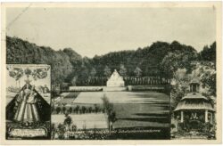 kevelaer, marienpark mit schutzmantelmadonna