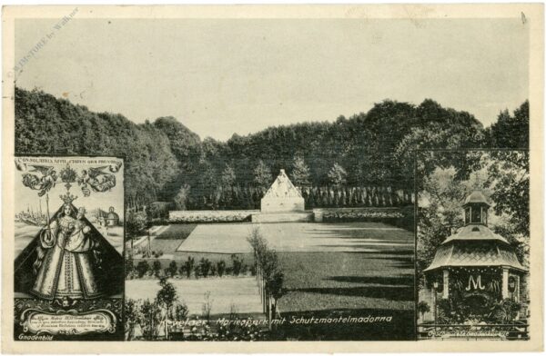 kevelaer, marienpark mit schutzmantelmadonna