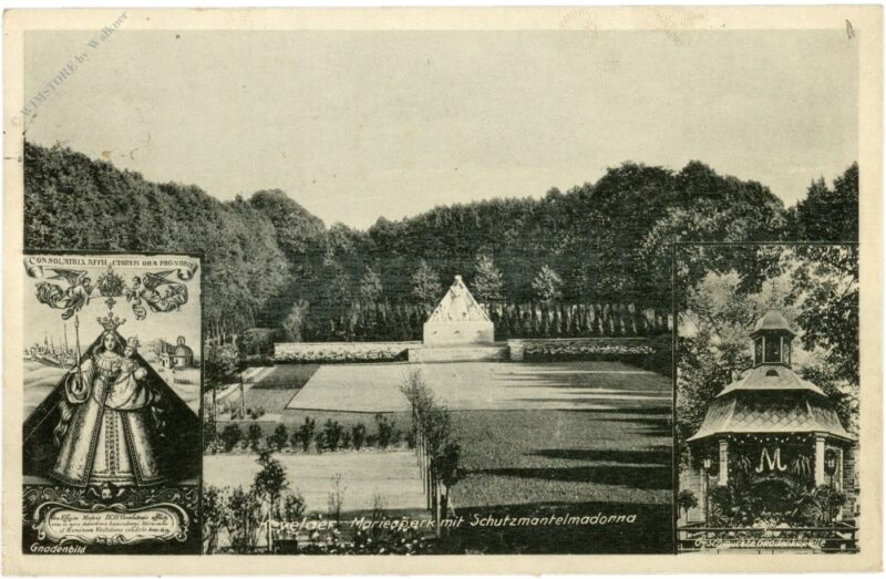 kevelaer, marienpark mit schutzmantelmadonna kevelaer, marienpark mit schutzmantelmadonna