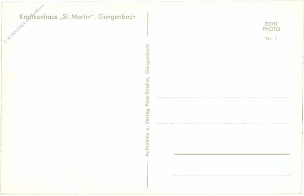 gengenbach, krankenhaus st. martin