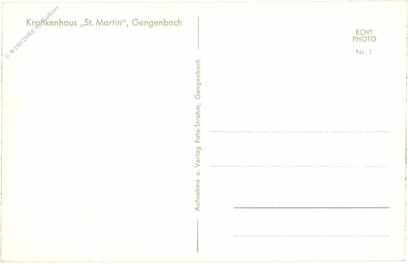 gengenbach, krankenhaus st. martin