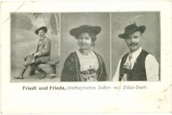 friedl und frieda, oberbayrisches jodler und zither duett