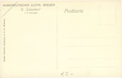 bremen, norddeutscher lloyd, d. columbus, 1. kl. bibliothek