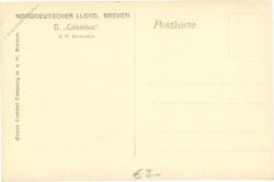 bremen, norddeutscher lloyd, d. columbus, 2. kl. damensalon