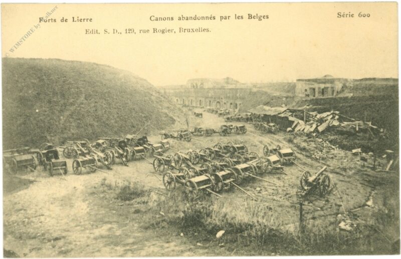 liers (lüttich), fort de liers, kanonen liers (lüttich), fort de liers, kanonen