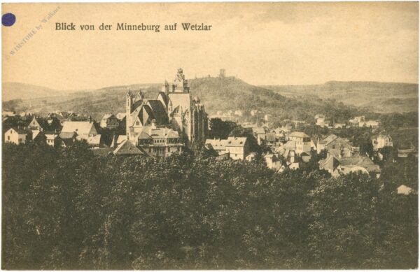 wetzlar, blick von der minneburg auf wetzlar