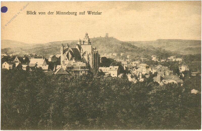 wetzlar, blick von der minneburg auf wetzlar wetzlar, blick von der minneburg auf wetzlar