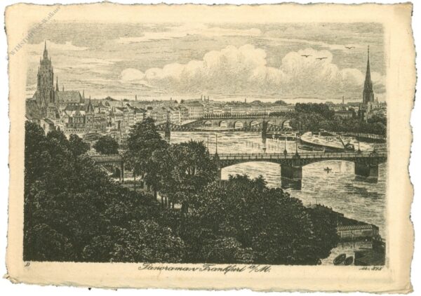 frankfurt am main, panorama frankfurt am main, panorama