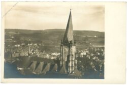 marburg, blick vom schloss nach süden