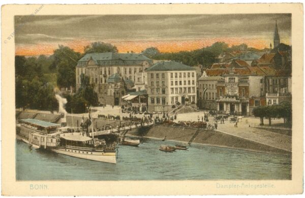 bonn, dampfer anlegestelle