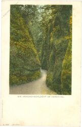 eisenach, die drachenschlucht im annathal