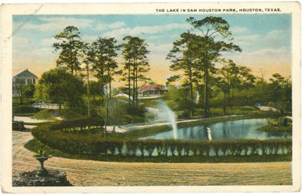 texas, houston, the lake in sam houston park