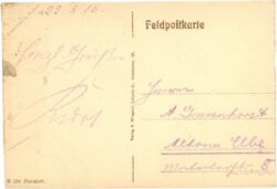 feldzug 1914/15/16 rast in st. souplet (frankreich)