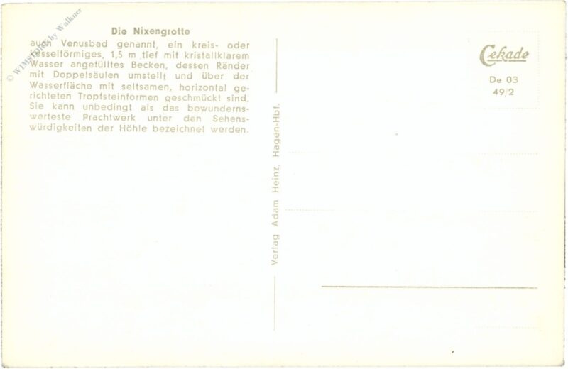 iserlohn, dechenhöhle, nixengrotte