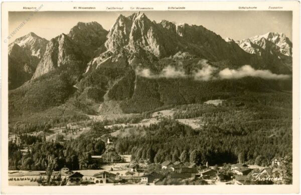 grainau, gegen alpspitze