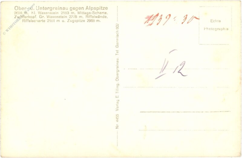 grainau, gegen alpspitze
